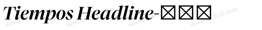 Tiempos Headline字体转换